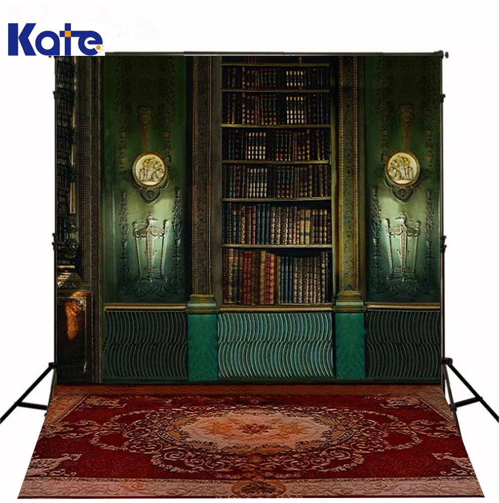 

300Cm*200Cm(About 10Ft*6.5Ft)T Background Library Bookcase Books Photography Backdropsthick Cloth Photography Backdrop 3023 Lk