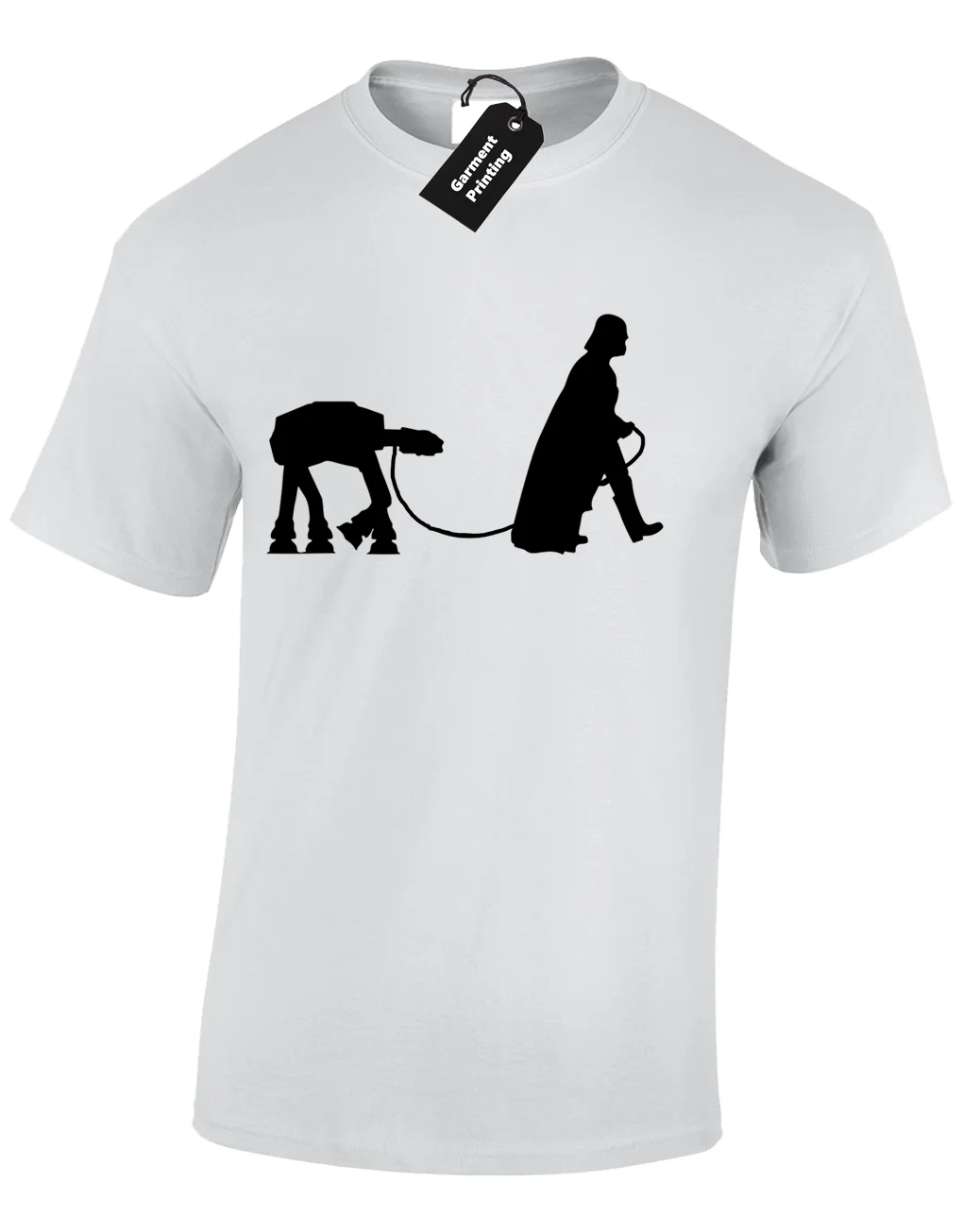 

DARTH DOG WALKER MENS T-SHIRT FUNNY VADER STAR TROOPER STORM WARS JEDI DESIGN Free shipping free shipping