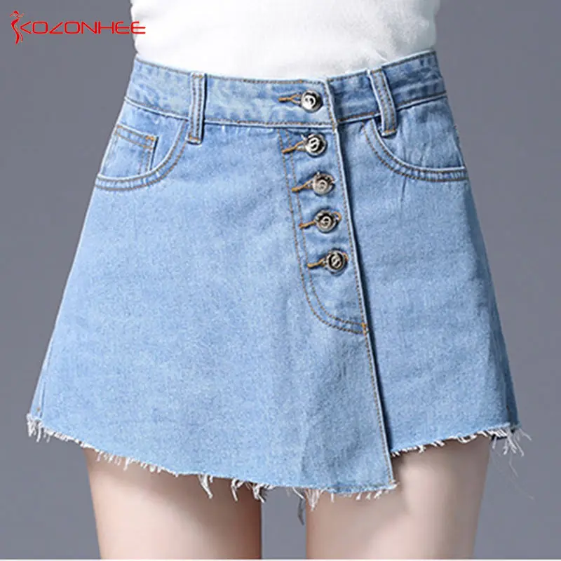 Summer Women's 2016 New Fashion Ruffle Hem Belt Loose High