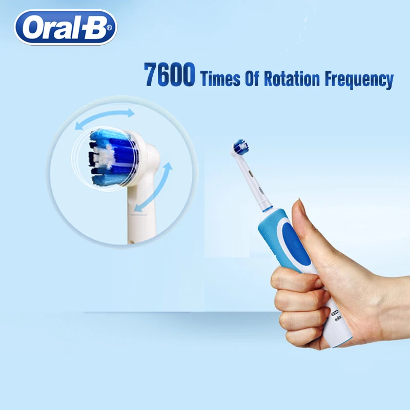 Oral B 2D Rotation Electric Toothbrush Vitality Daily Cleaning Rechargeable Inductive Charge 110-240V Toothbrush Brush Head Oral B 2D Rotation Electric Toothbrush Vitality Daily Cleaning Rechargeable Inductive Charge 110-240V Toothbrush Brush Head