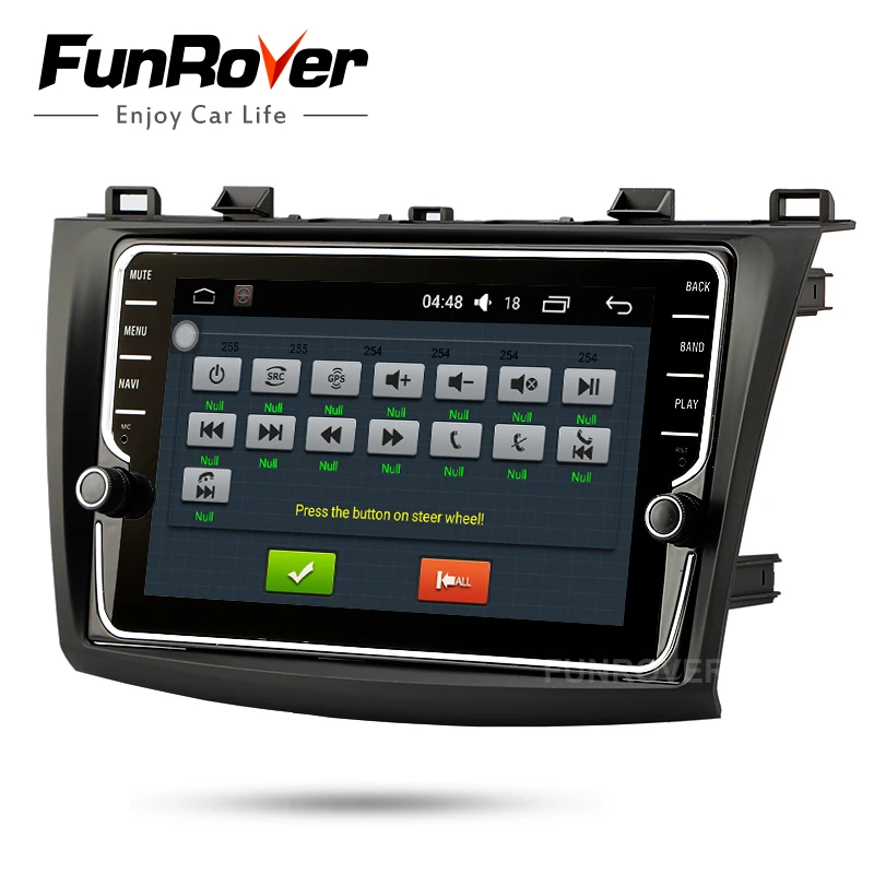 Perfect Funrover 2 din Android 8.0 Car DVD auto radio tape recorder Player Autoradio GPS Navigation for Mazda 3 Axela wifi rds BT No DVD 3