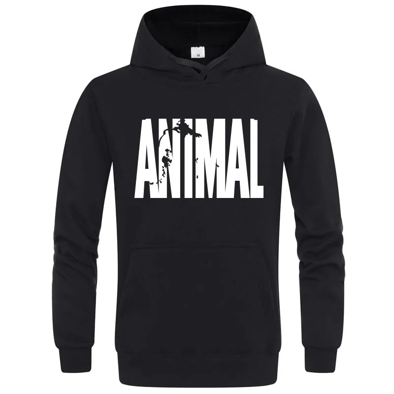 2018 animal Printing Men Hoodie Black Hooded Sweatshirt Male Printed Clothing Hoodies and Sweatshirts Winter The Flash animal