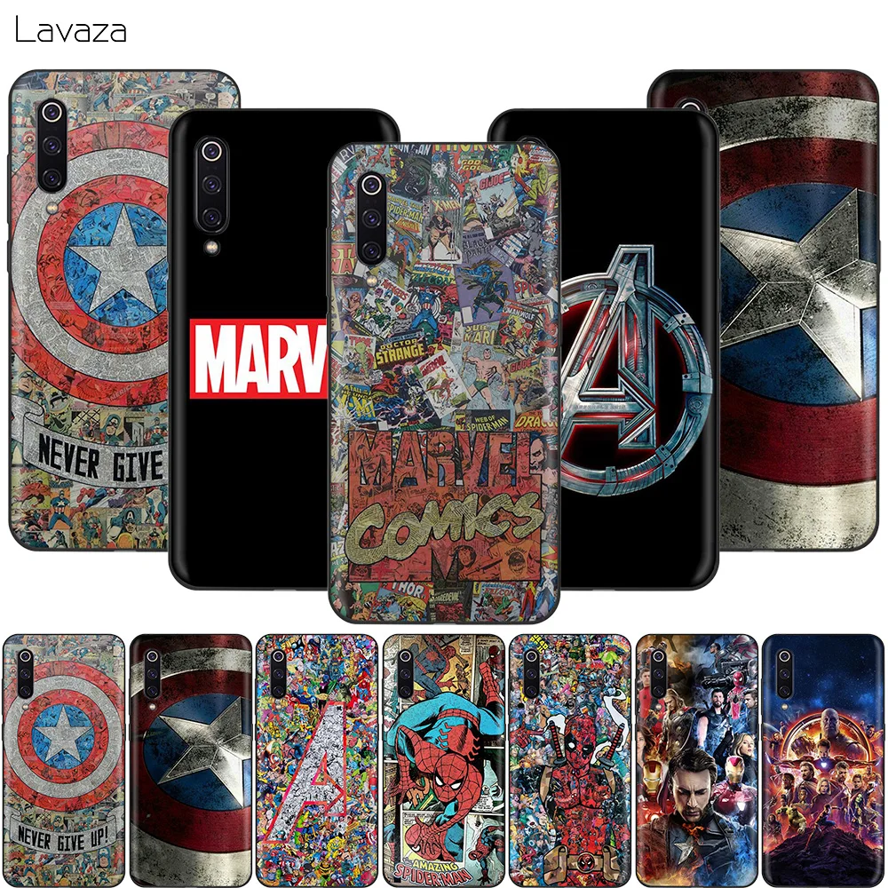 

Lavaza Marvel Avengers Hero Case for Xiaomi Redmi Note 8 7 6 6A 5 5A 4 4X 4A Go Pro Plus Prime