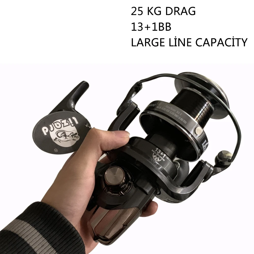Ящерица 13 + 1BB катушка спиннинга для карпа Рыболовная Рыболовные катушки Китай