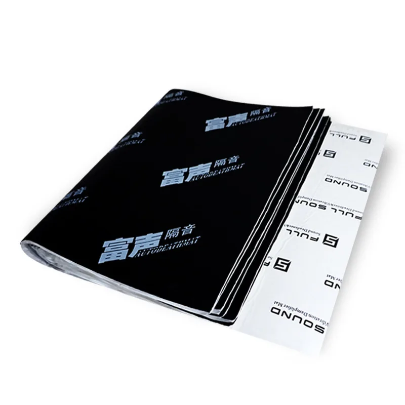 

3 In 1 Deadening Car Sound Heat Insulation Cotton for Mat Noise bonnet Hood Engine Firewall Heat Material Aluminum Foam Sticker