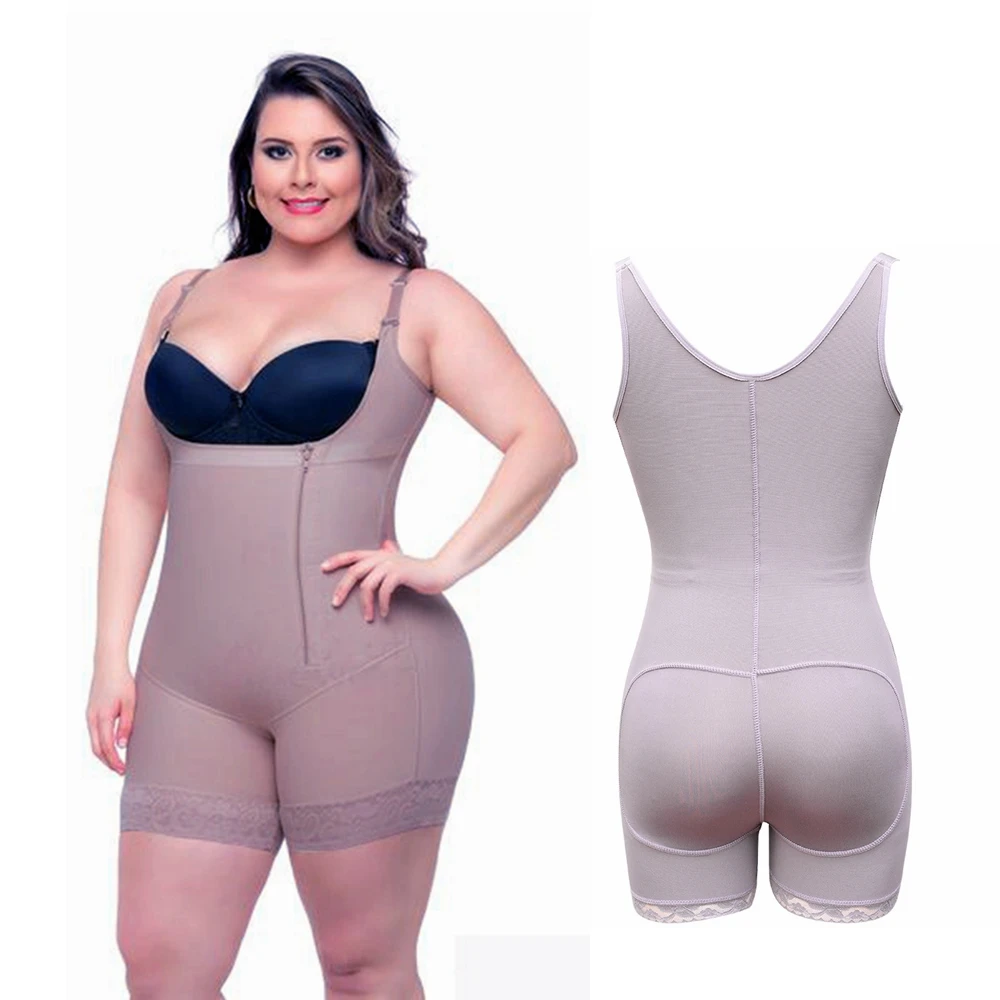 

6XL Modeling Strap Woman Postpartum Corset Body Reducer Waist Trainer Full Body Shaper Open Crotch Butt Lifter Control Bodysuit