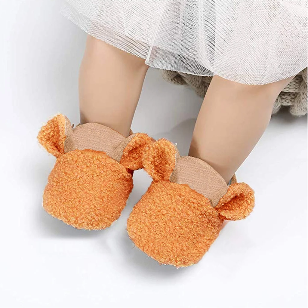 Toddler Baby Soft Sole Shoes Infant Sneakers Winter Warm Boots Trainer 0-15Months