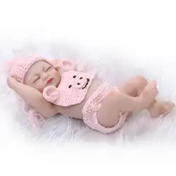 Мини имитация Reborn Baby Doll милый компаньон кукла