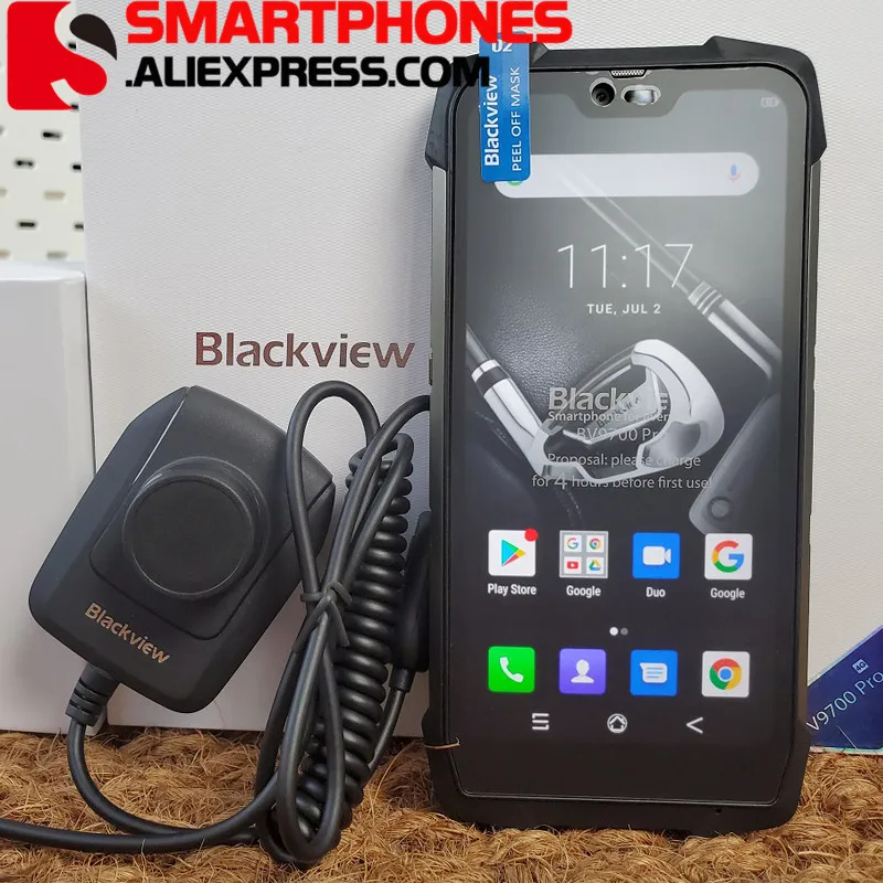 Blackview BV9700 Pro Android 9,0 смартфон ночного видения Helio P70 6 ГБ 128 ГБ IP68 водонепроницаемый беспроводной заряд NFC мобильный телефон