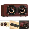 Altavoz Bluetooth W5 de 10W y 52MM con doble bocina de madera 4,2, con reproducción de Audio AUX e interfaz micro-usb para teléfono móvil y PC ► Foto 1/6