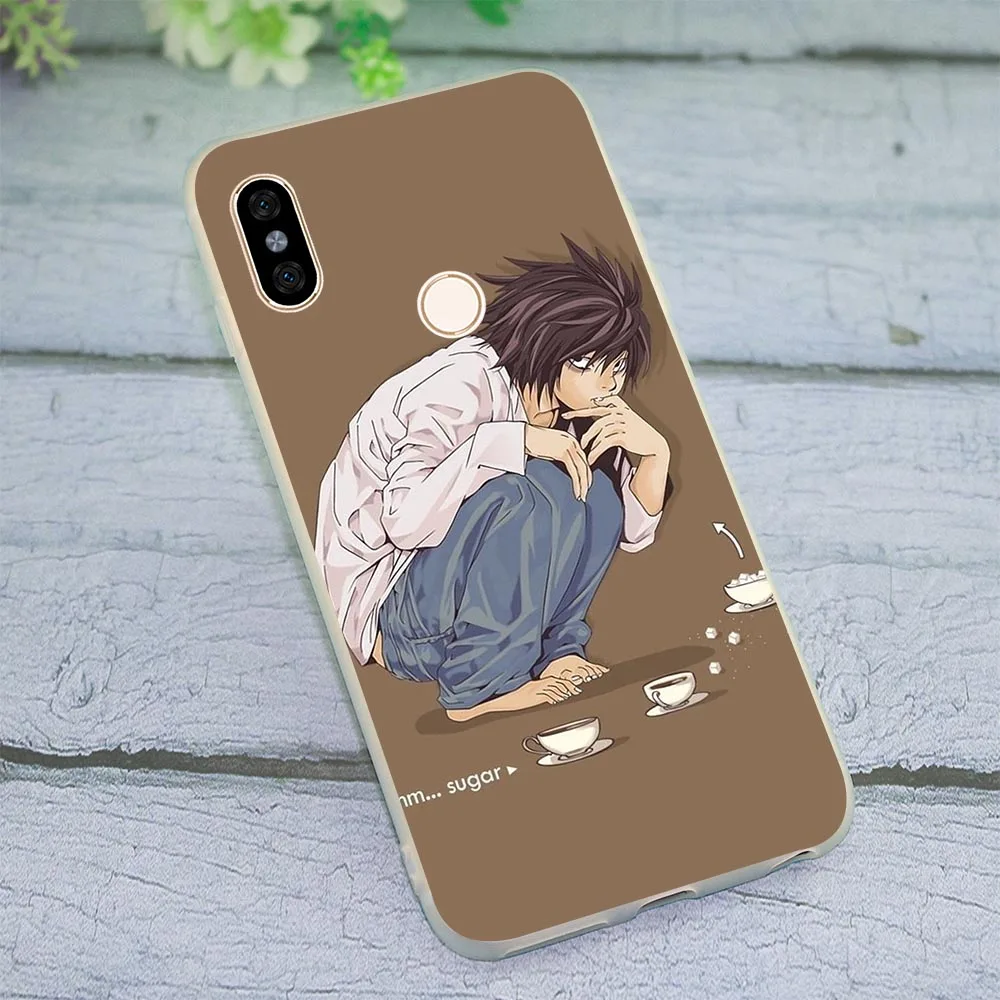 Чехол с японским аниме Death Note для Xiaomi Mi A1 9 se A2 Lite 8 SE чехлы Redmi 4X 5 Plus чехол 4 6 7 Pro 4A 5A