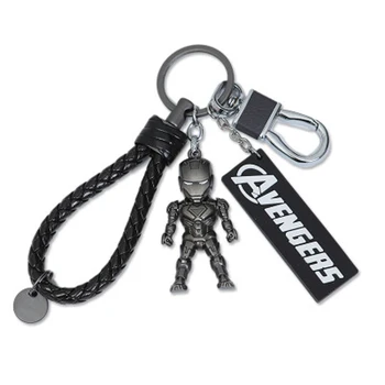 

Avengers Iron Man Keychain Superhero Star Shield Pendant Keyring Car KeyChain Accessories Deadpool Batman Marvel KeyChains