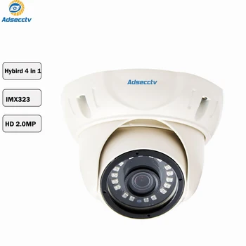 

CCTV Dome Camera 2MP SONY IMX323 3.6mm Hybrid AHD CVI TVI CVBS 4 IN 1 OSD Menu Free Switch SMT LED Security camera AR-MHD2209R4