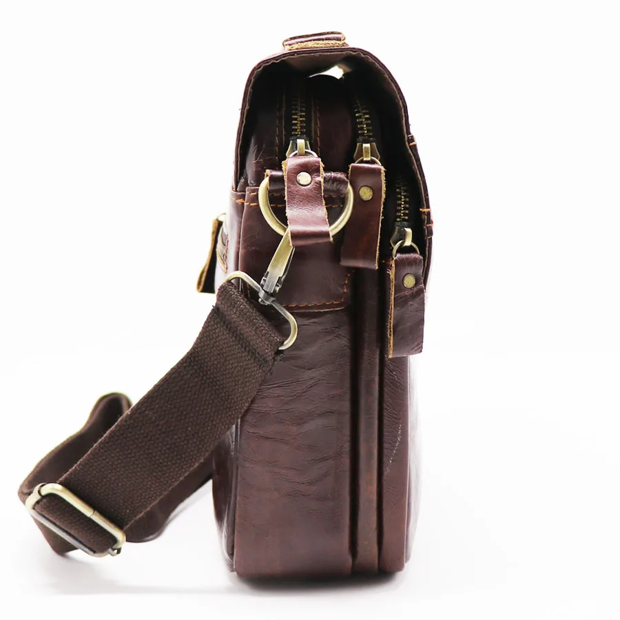 Genuine Leather 8' Casual Handbag Men's Crossbody Shoulder Bag Male Cowhide Messenger Bag Handle Pack For Cell Phone Wallet Genuine Leather 8' Casual Handbag Men's Crossbody Shoulder Bag Male Cowhide Messenger Bag Handle Pack For Cell Phone Wallet