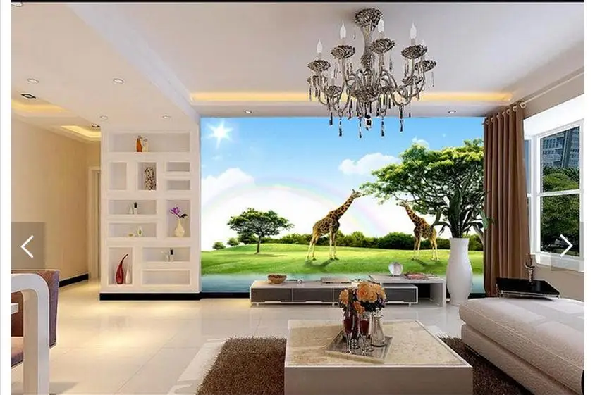Online kaufen groÃhandel landschaft grünen aus china ... Wohnzimmer design tapeten