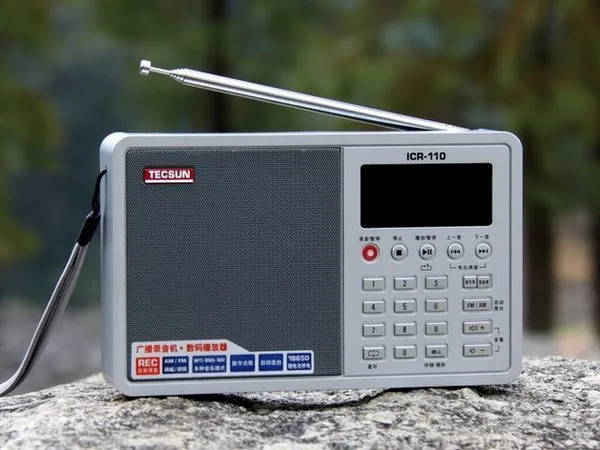 TECSUN ICR-110 FM/AM TF карта MP3 плеер рекордер радио ICR110(обновленная версия ICR-100