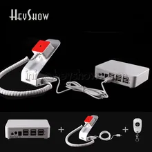 6,10 порты, для сотового телефона система безопасности для планшета противоугонное устройство Держатель подставка с сигнализацией Iphone безопасности коробка