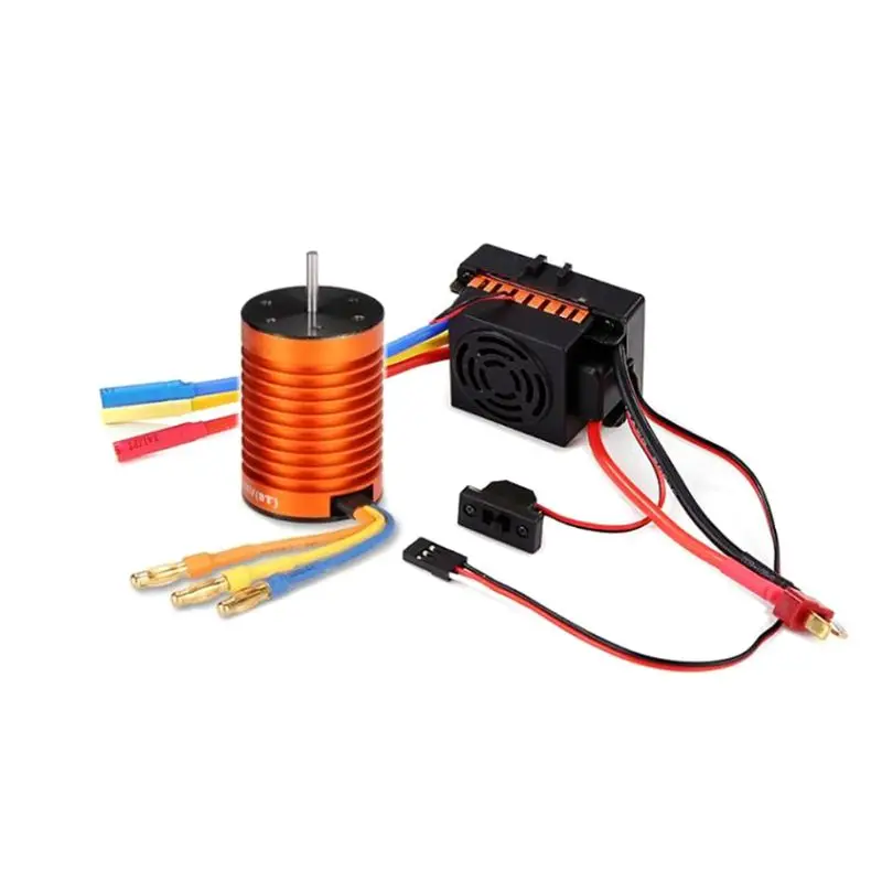 

Free Shipping 9T 4370 KV Brushless Motor Waterproof 60A ESC Set for 1:10 RC Car Truck Boat Spare Parts