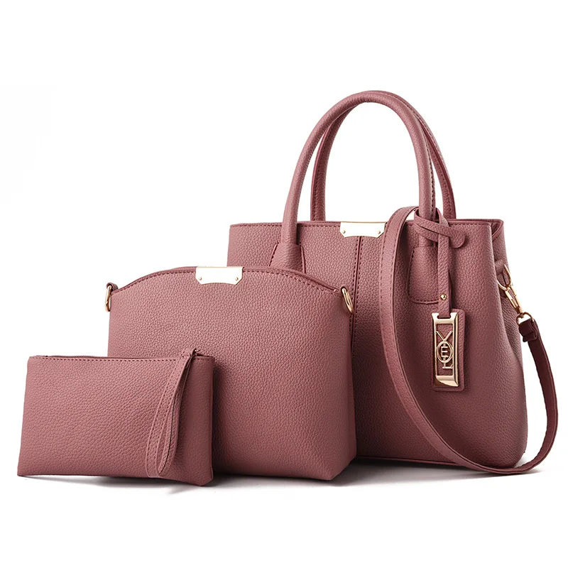 SGARR, высокое качество, женские Сумки из искусственной кожи, Новая модная женская сумка на плечо, женская сумка через плечо, Большая вместительная сумка-тоут - Цвет: Rubber pink