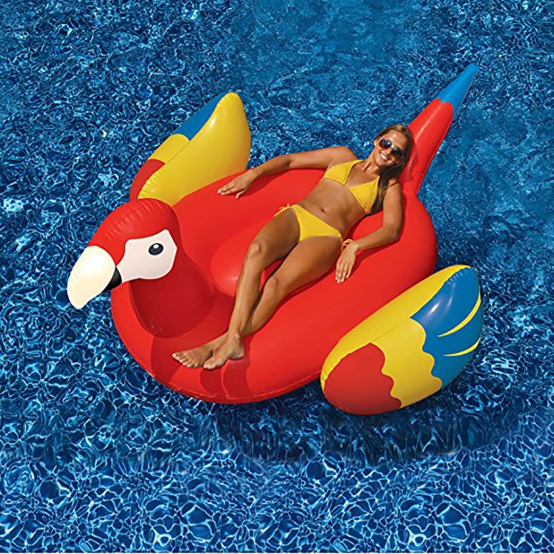 giant parrot pool float