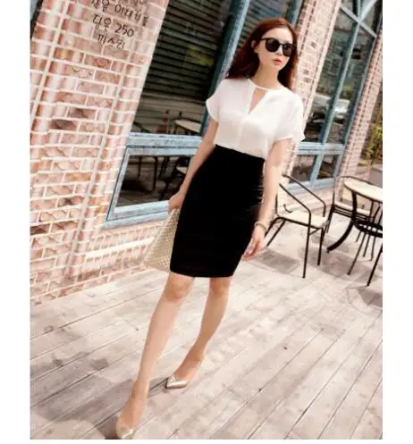 

2019 Autumn and Winter Pencil Skirt Women OL plus size Skirt