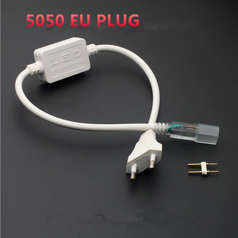 NEW220VLedStripLightEUPowerAdapterPlugForFlexible5050Tape