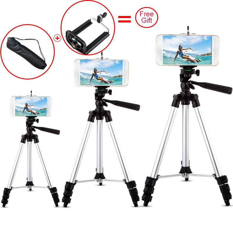 

Convenient 360° Rotatation Camera cradle head Selfie live mobile phone holder Desktop tripod For Smart phone and camera tripod