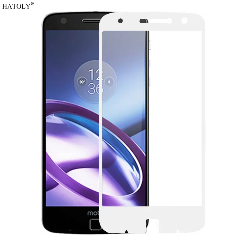 Защитное стекло для экрана Moto Z 2.5D Закаленное Полное Motorola / Droid HATOLY|screen protector glass|screen