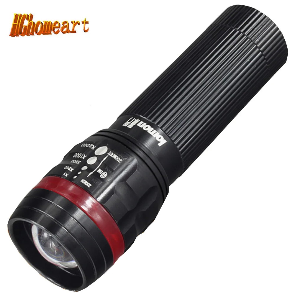 

Hghomeart LED pull tube light portable hand telescopic zoom light flashlight 1w AAA batteries powerful led flashlights lanterna