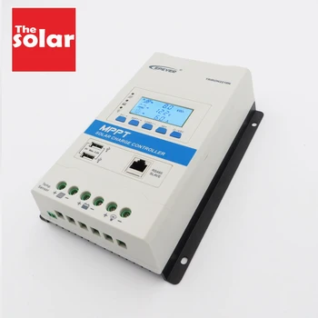 

24 12VDC 10A 20 30A 40A TRIRON Series Modular MPPT Solar Charge Controller Battery Charger Regulator backlight DS2 UCS USB Port