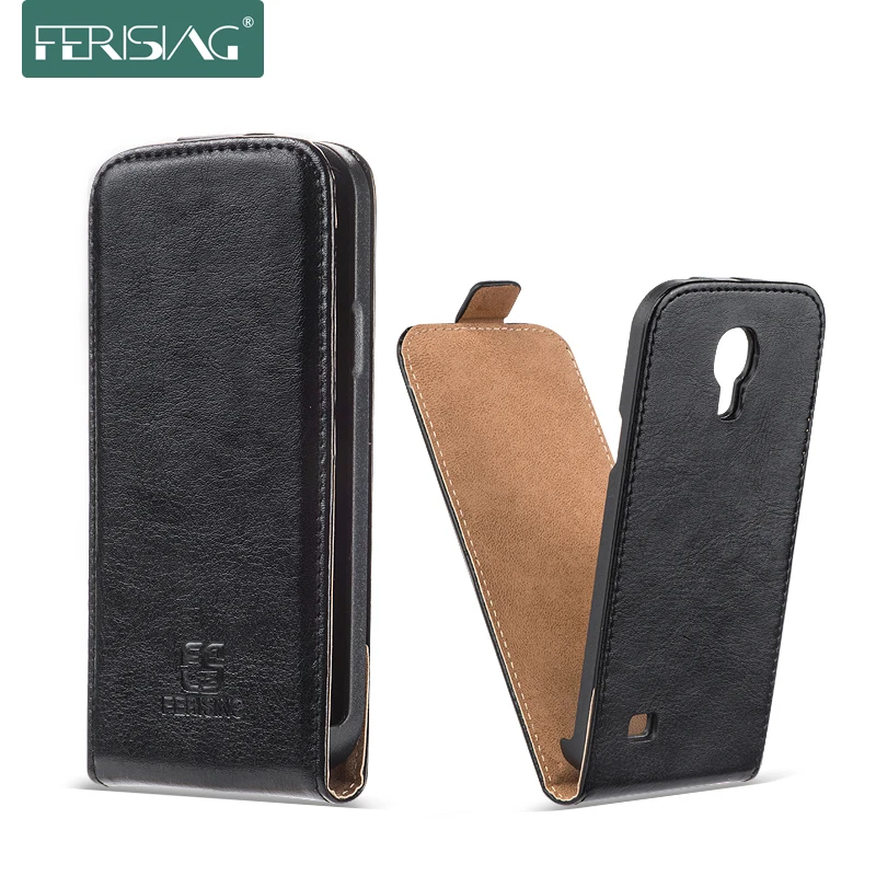 

FERISING For Samsung S4 Mini Case Flip Leather Cover For Samsung Galaxy S4 Mini i9190 I9195 SIV S4 S5 I9500 I9600 Cases P002