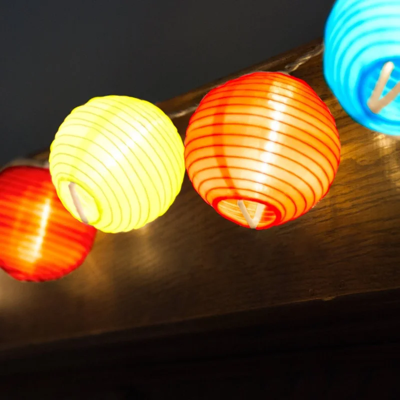 

Outdoor String Lights 6.5M 30 LEDs Lantern Solar Powered Waterproof Lights for Garden Patio Yard TN88