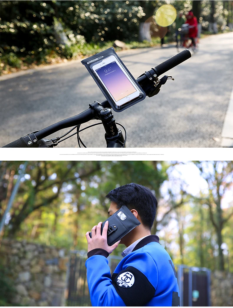 Top Roswheel Dry Series Full Waterproof Bike Bicycle Cycling Saddle Pannier Rear Seat Handlebar Bag Trunk Phone Case Holder 18