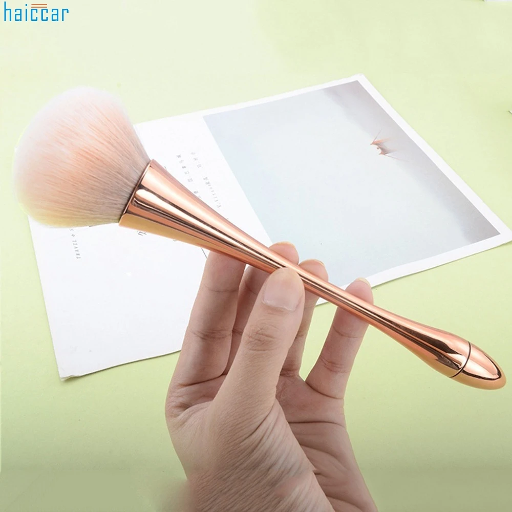 

Powder brush 1PC Rose Gold Powder Blush Brush Professional Make Up Brush Large Cosmetic Face Cont makeup brush #39