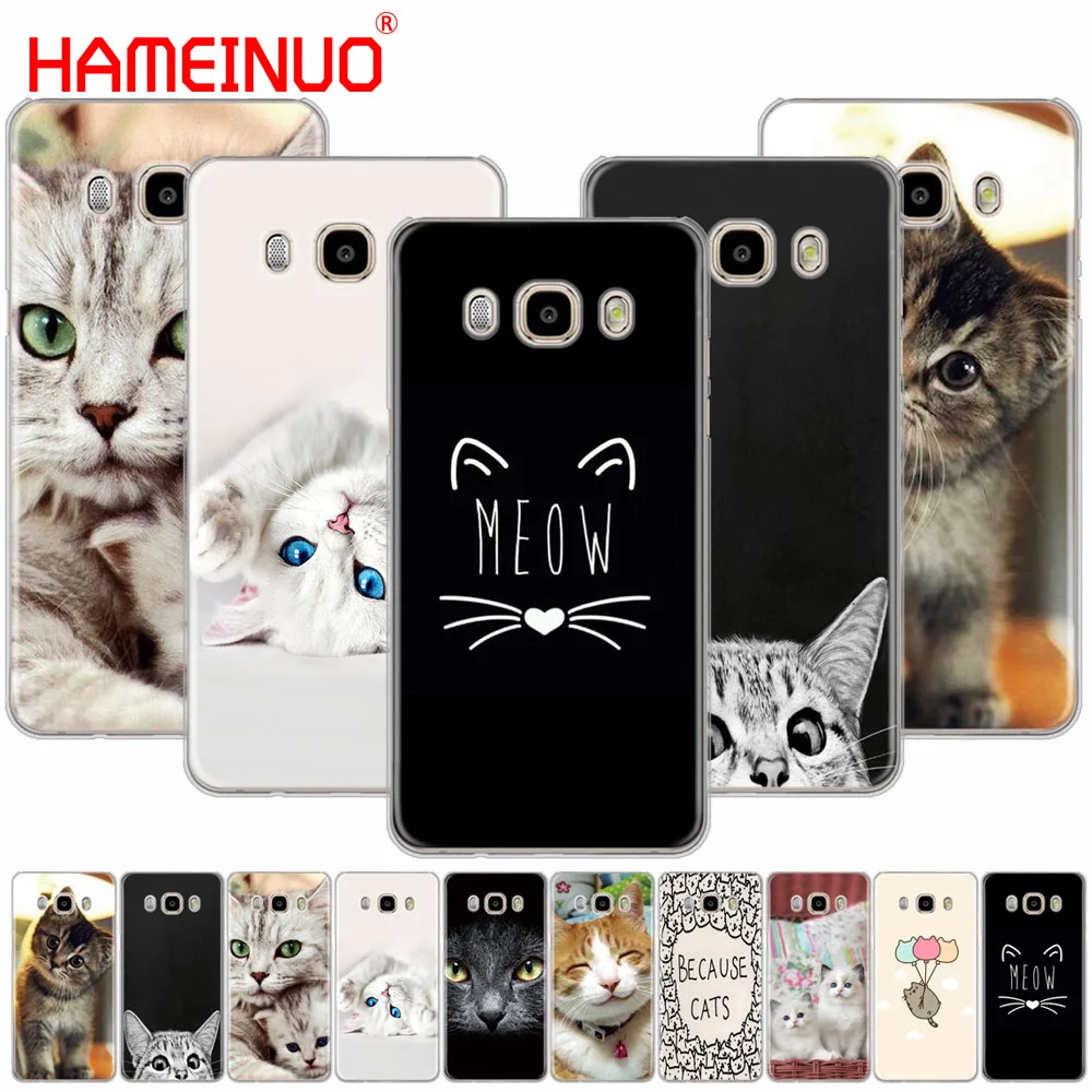 HAMEINUO чехол для телефона с милой кошкой Samsung Galaxy J1 J2 J3 J5 J7 MINI ACE 2017 2016 2015 prime|case for samsung