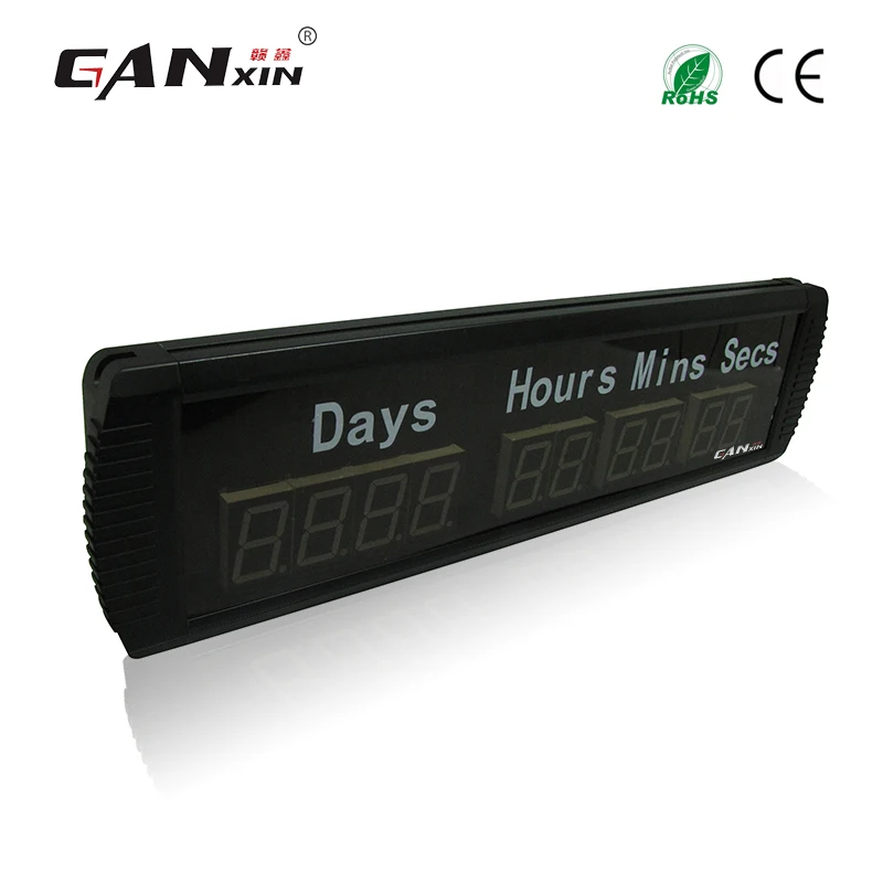 [Ganxin] 1 8 ''Led индивидуальный дизайн дни часы минуты времени|clock design|clock ledclock day |