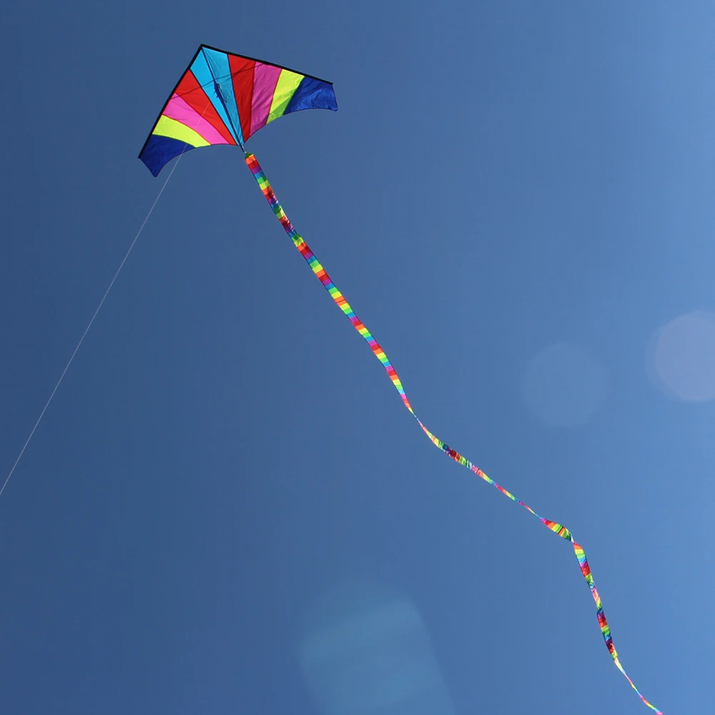 10 метров Радужный бар кайт хвост для Delta Kite Stunt Kite Kids Kite аксессуары игрушки красочные детские уличные забавные спортивные игрушки|kite tail|bar kitefun sport | АлиЭкспресс