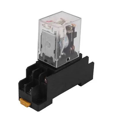 

JQX-13F AC 110V Катушка 8 Pin DPDT электромагнитное реле питания с гнездом