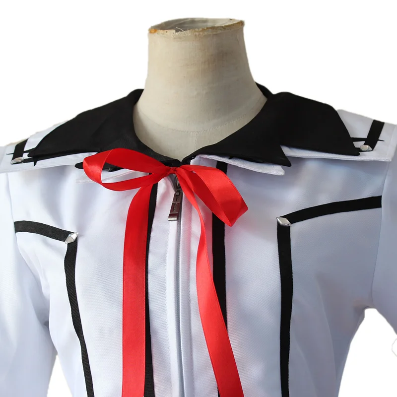 Женский карнавальный костюм аниме рыцарь-вампир Юки, классная униформа для девочек, черно-белая куртка, рубашка, платье с повязкой на руку