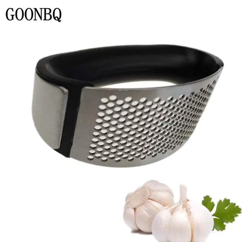 GOONBQ 1 шт. ручной Чеснок Мясорубка измельчитель чеснока прессы из нержавеющей