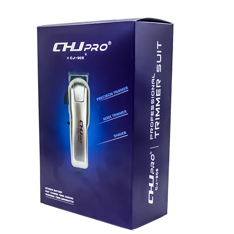 CHJ машинка для стрижки волос USB Перезаряжаемые триммер бороды профессиональный