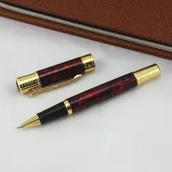 Шариковая ручка dika wen роскошные золотые Ручка-роллер 0,5 мм СИБ черные чернила Заправка гладкая металлическая шариковая ручка для школьные