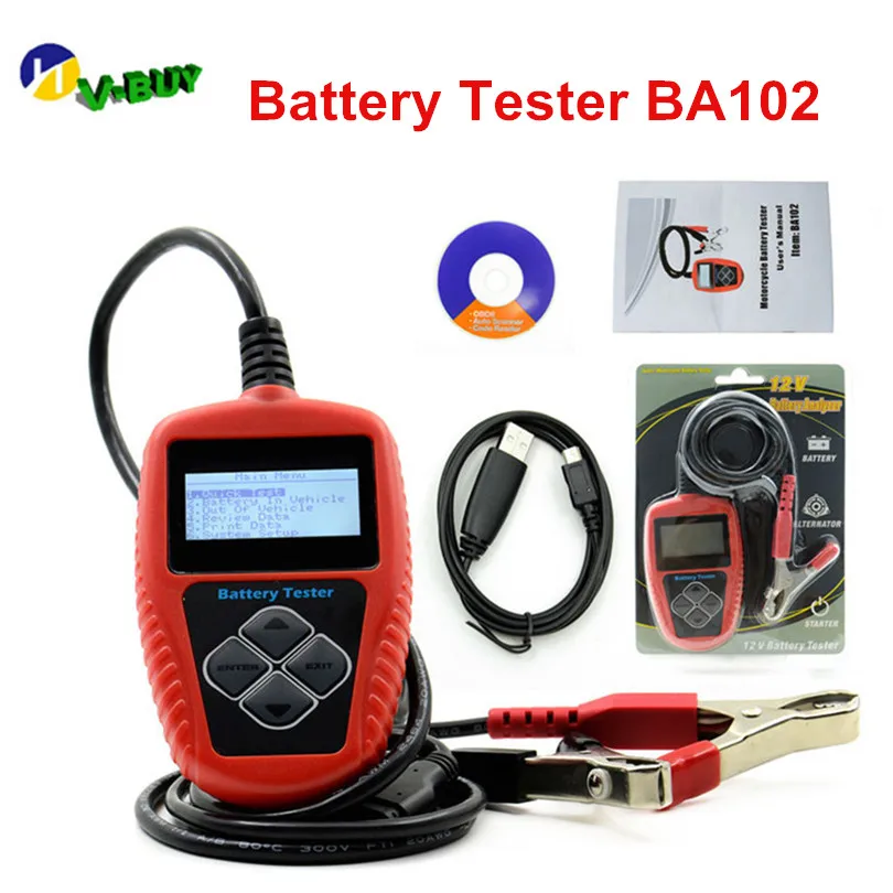New Original QUICKLYNKS BA102 Motorcycle Battery Tester with Best Price