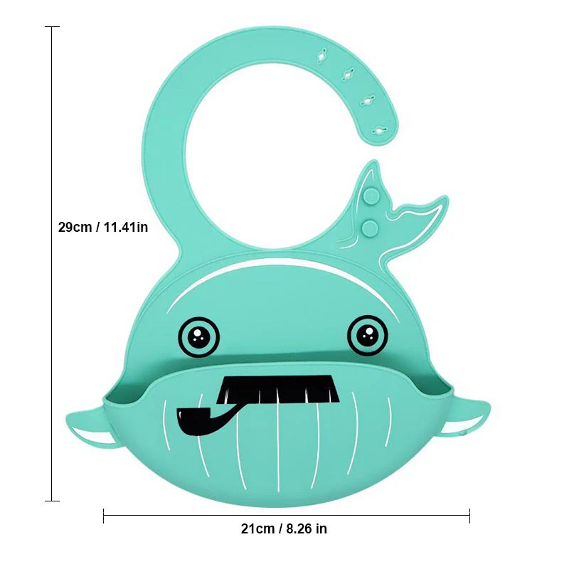 Дизайн Детские Водонепроницаемые силиконовые нагрудники, Слюнявчики, одежда для малышей, дети, регулируемый передник для кормления животных мультяшная бандана слюнявное полотенце