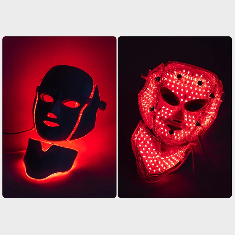 

7 Colors Light Photon Electric LED Facial Mask Skin PDT Rejuvenation Anti Acne Wrinkle Removal Therapy Beauty Salon