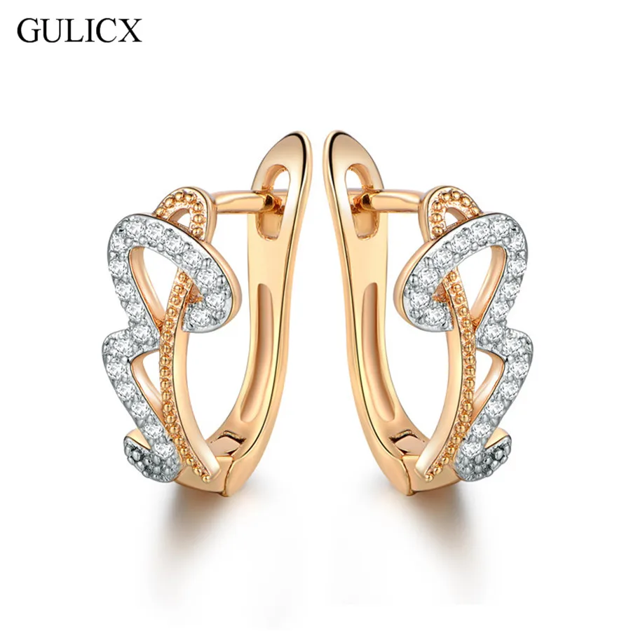 Girls hoop earrings gold color Girls hoop earrings gold color