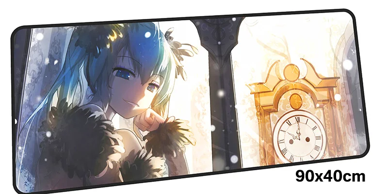 Коврик для мыши Hatsune Miku gamer 900x400 мм коврик для мыши notbook гелевый игровой коврик для мыши Domineering pad Коврик для мыши стол для компьютера padmouse аксессуары - Цвет: Size 900x400X2MM