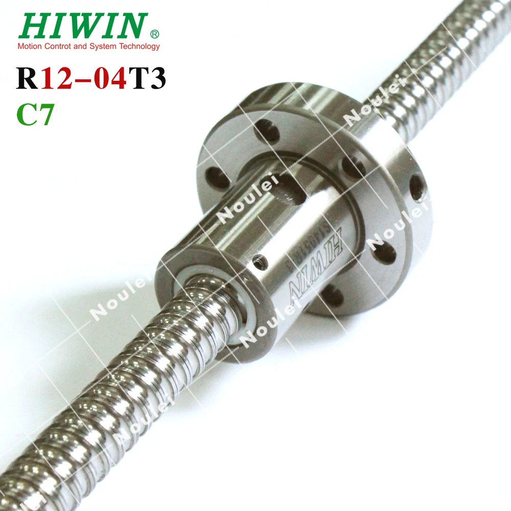 

HIWIN 1204 12mm Ball screw C7 4mm Lead with FSI1204 Rolled Ballscrew Nut CNC 300mm 500mm 400mm High Precision
