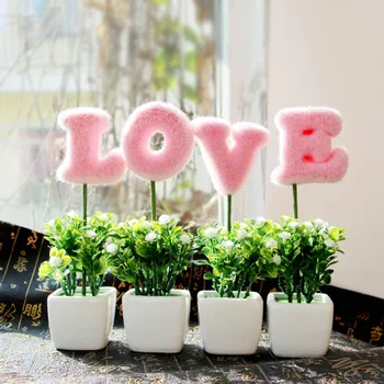 

Home Modern Fake Flower Simulation Flower Small Bonsai Green Plant Potted Decoration Crafts Mini Decoration Creative