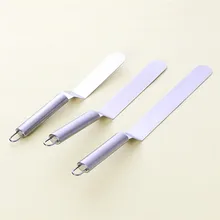 Stainless Steel Kitchen Tool Birthday Cake Cream Spatula Spatula Straight Butter Butter Scraper Cake Tool Fondant Baking Pastry